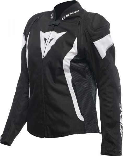 Dainese Avro 5 Textiljacke Damen Schwarz / Weiß / Schwarz
