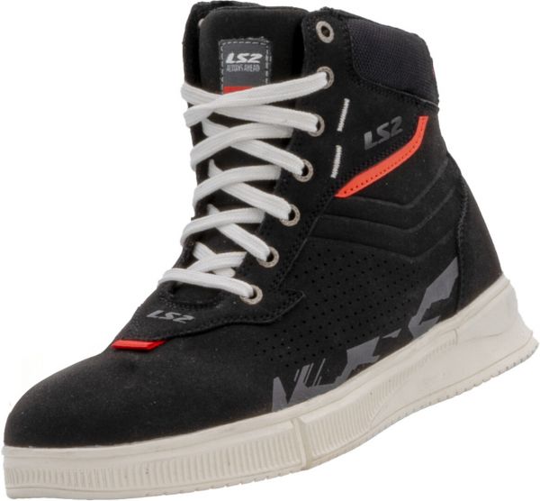 LS2 Chrome Motorrad Sneaker Schwarz