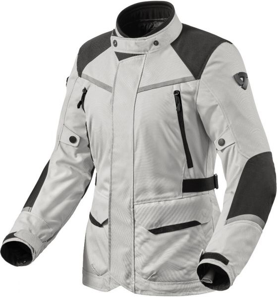 REV'IT! Voltiac 3 H2O Ladies Textiljacke Damen Wasserdicht Silber / Schwarz