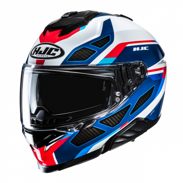 HJC i71 Integralhelm Zest MC21 Blau / Weiß / Rot