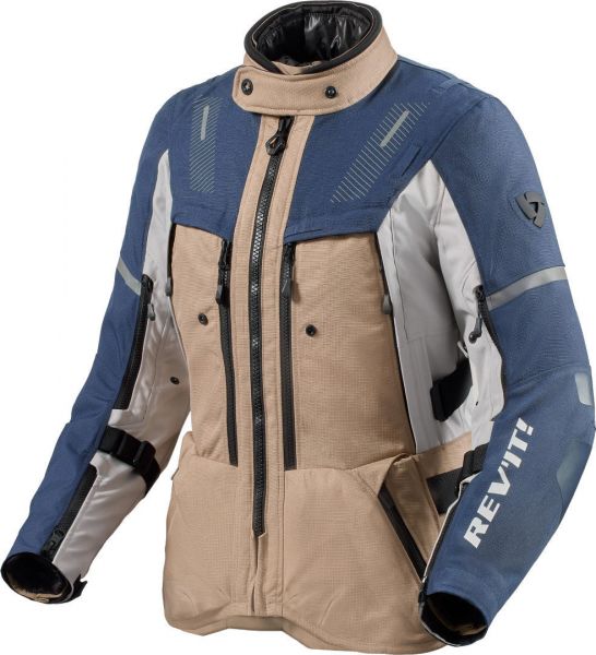 REV'IT! Sand 5 H2O Ladies Textiljacke Damen Wasserdicht Sand / Blau