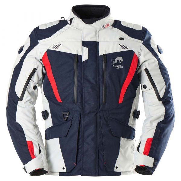 Furygan Apalaches Evo Textiljacke Blau Weiß Rot
