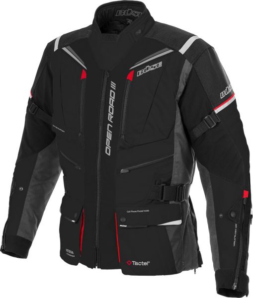 Büse Open Road III Textiljacke Schwarz