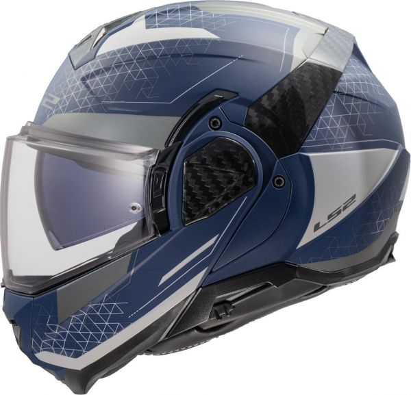 LS2 FF910 Advant II Klapphelm Astral Navy Blau / Grau - ECE 22-06