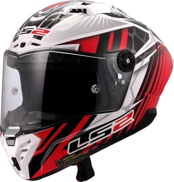 LS2 FF805 Thunder GP Aero Integralhelm Replica PEROLARI - ECE 22-06