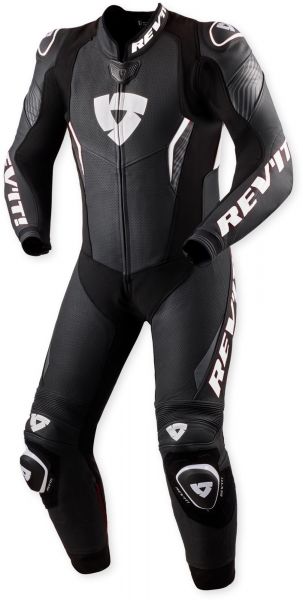 REV'IT! Argon 3 Lederkombi Einteiler Schwarz / Weiß