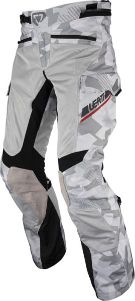 Leatt ADV FlowTour 7.5 V24 Motorradhose Grau / Weiß / Schwarz