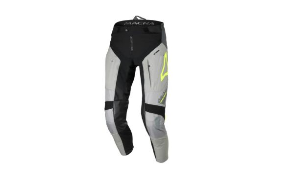 Macna Chameleon-1 MX Textilhose Grau / Gelb