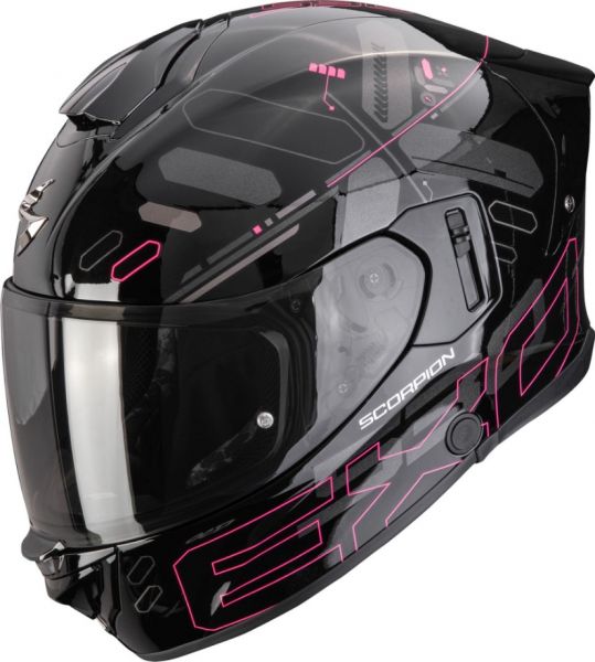 Scorpion Exo-530 Air Fond Integralhelm Schwarz Pink