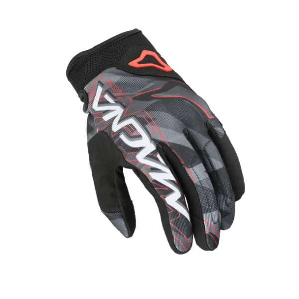 Macna Decode Kurzhandschuhe Schwarz / Rot / Weiß