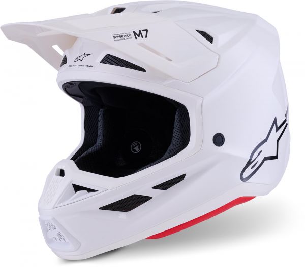 Alpinestars S-M7 Crosshelm Solid Weiß