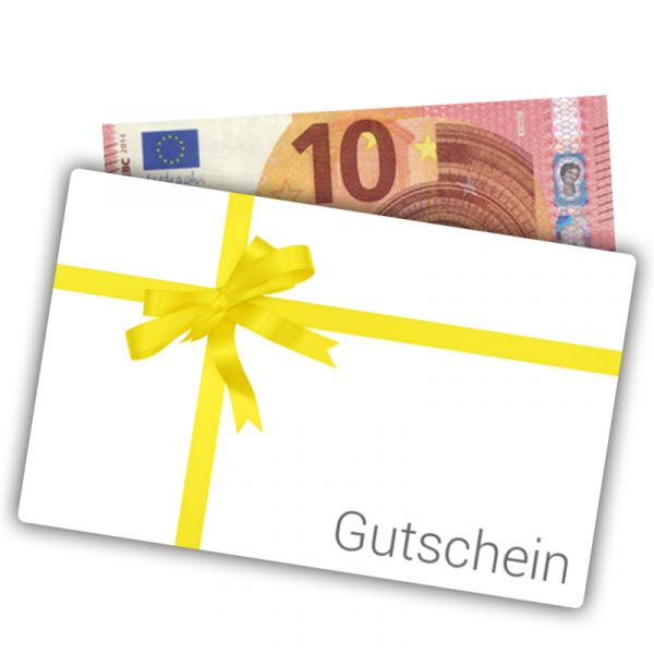 Toms Motorradshop 10 Euro Geschenkgutschein