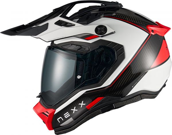 NEXX X.Rally Raid Carbon Adventurehelm Rot