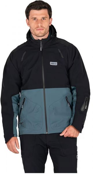Knox Modra wasserdichte Motorradjacke Blau / Schwarz