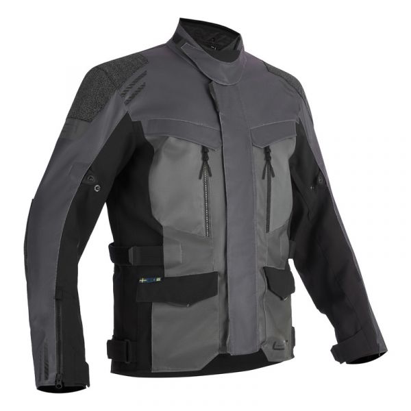 Lindstrands Storbo Textiljacke Dunkelgrau 