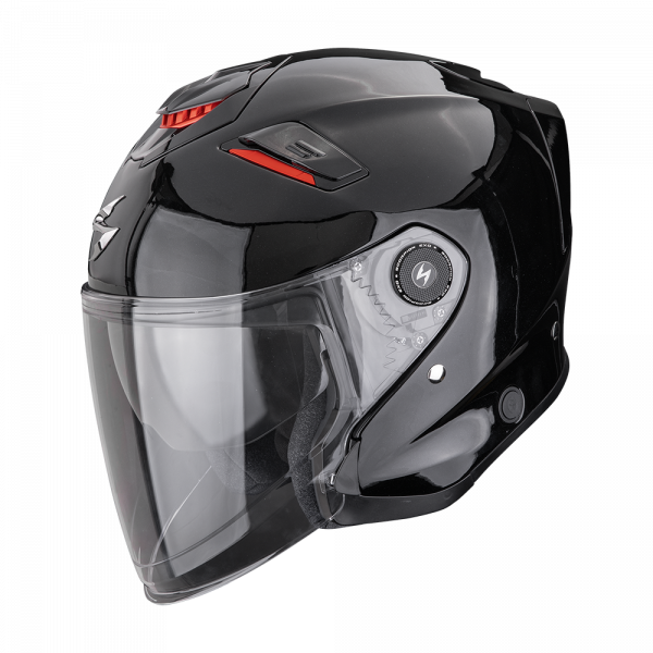 Scorpion EXO-GT Jet Solid Schwarz Metallic