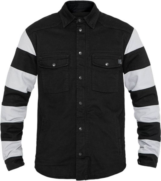 John Doe Motoshirt Prison Schwarz / Weiß