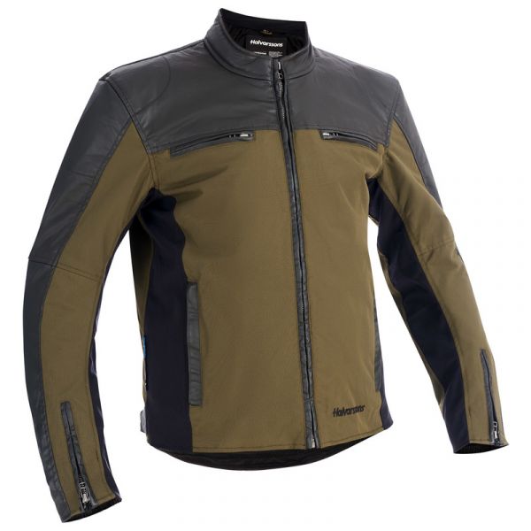 Halvarssons Holmen Textiljacke Braun Olive