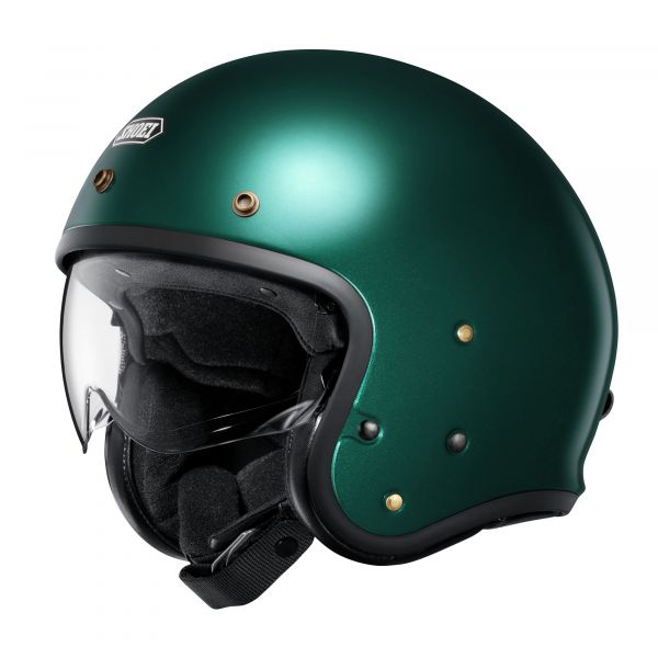 Shoei J.O2 Jethelm Unifarben British Green