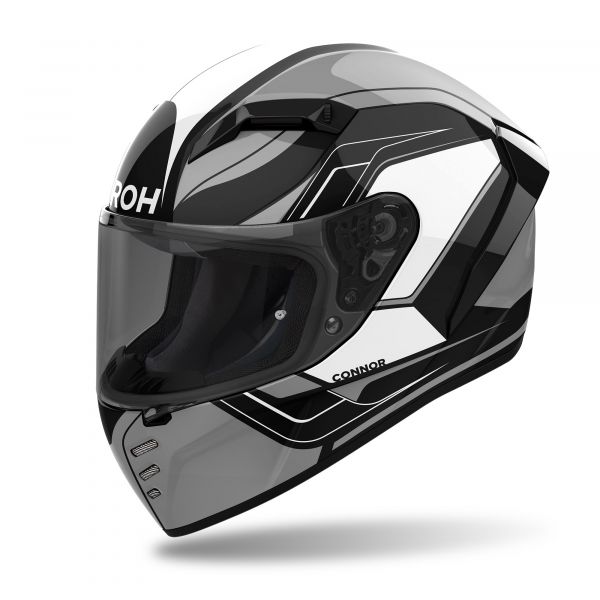 Airoh Connor Dunk Integralhelm Grau / Schwarz / Weiß