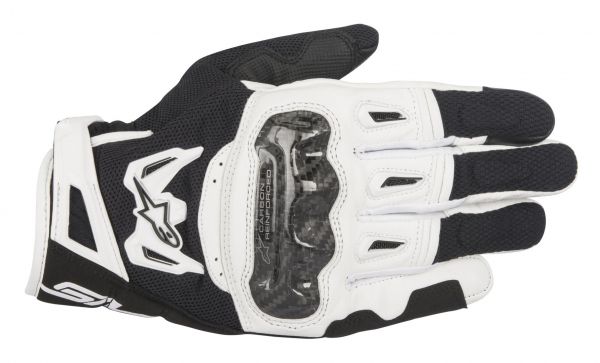 Alpinestars SMX-2 Air Carbon V2 Handschuhe Schwarz / Weiß