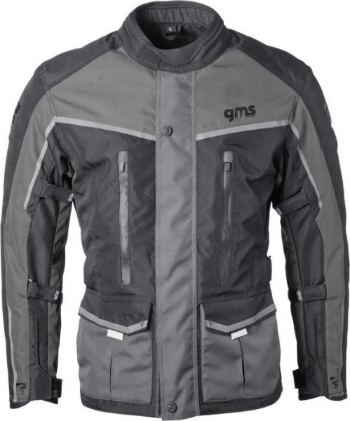 GMS Twister Neo WP wasserdichte Tourenjacke Schwarz / Grau