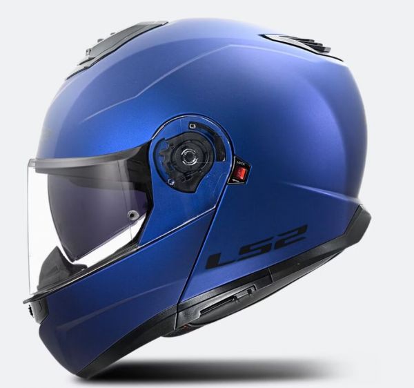 LS2 FF908 Strobe II Klapphelm Solid Matt Navy Blau - ECE 22-06