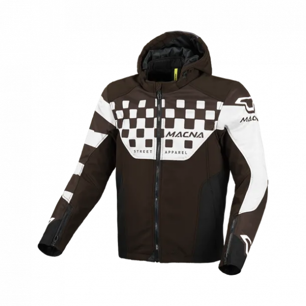 Macna Atracor H2 Textiljacke Braun / Schwarz / Weiß