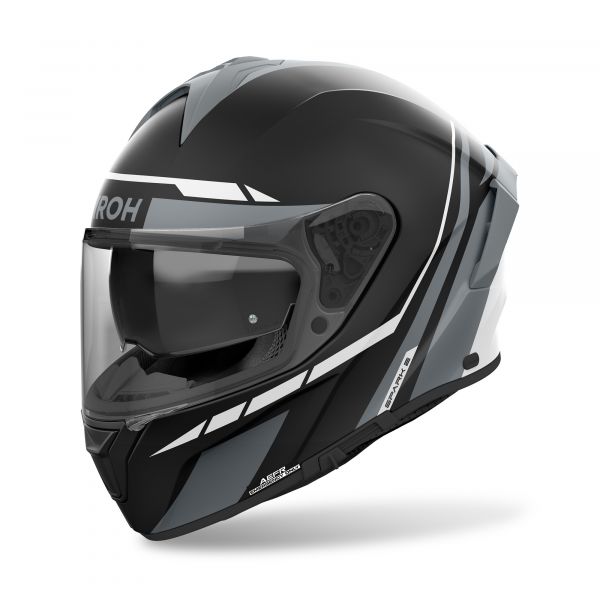 Airoh Spark 2 Spinner Integralhelm Schwarz / Grau / Weiß