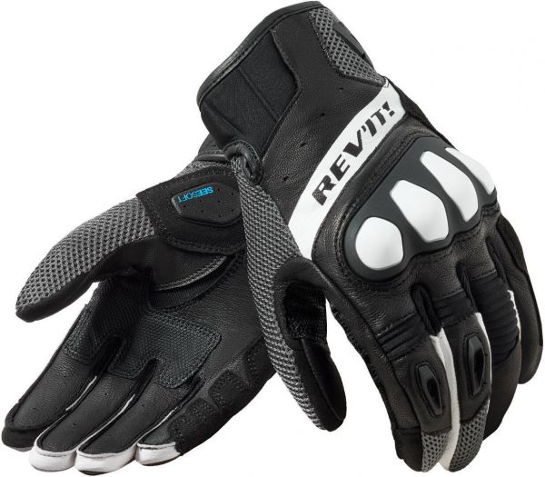 REV'IT! Ritmo Motorradhandschuhe Schwarz / Grau