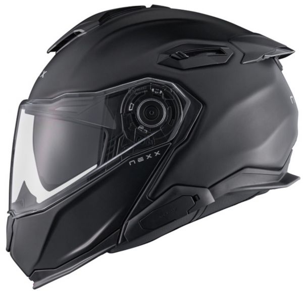 NEXX X.Lifetour Plain Klapphelm Mattschwarz