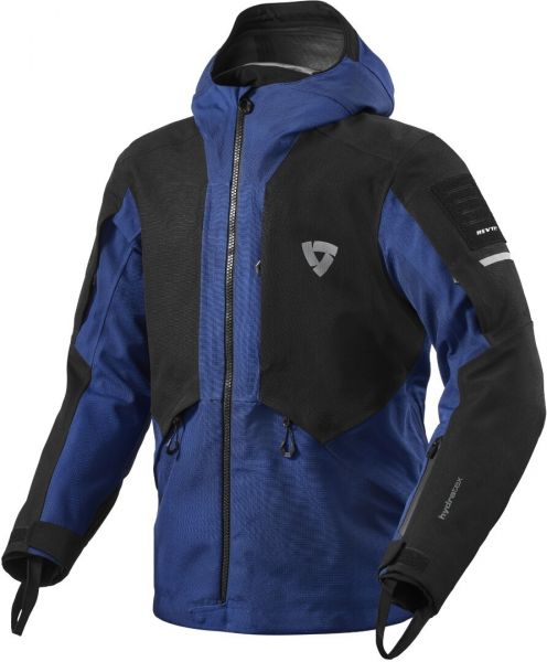 REV'IT! Tectonic H2O Textiljacke Wasserdicht Schwarz / Blau