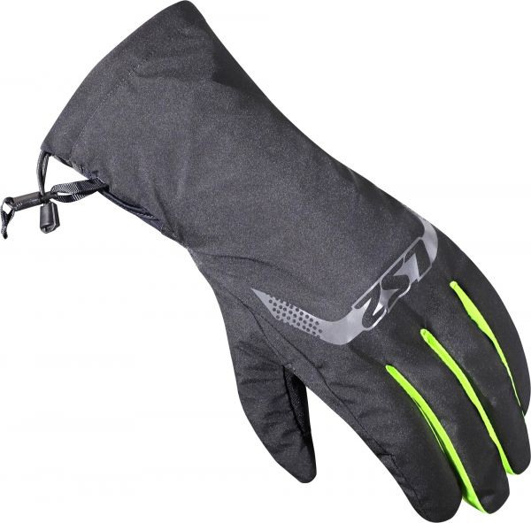 LS2 Thermorain wasserdichte Motorradhandschuhe Schwarz