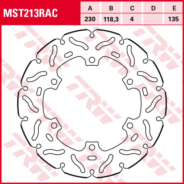 Lucas Bremsscheibe starr MST213RAC