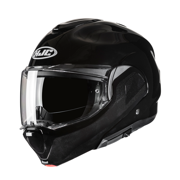HJC F100 Klapphelm Unifarben Schwarz Metallic