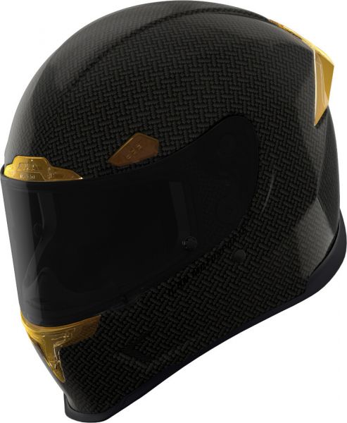 Icon Airframe Pro Integralhelm Carbon 4Tress Schwarz / Gold