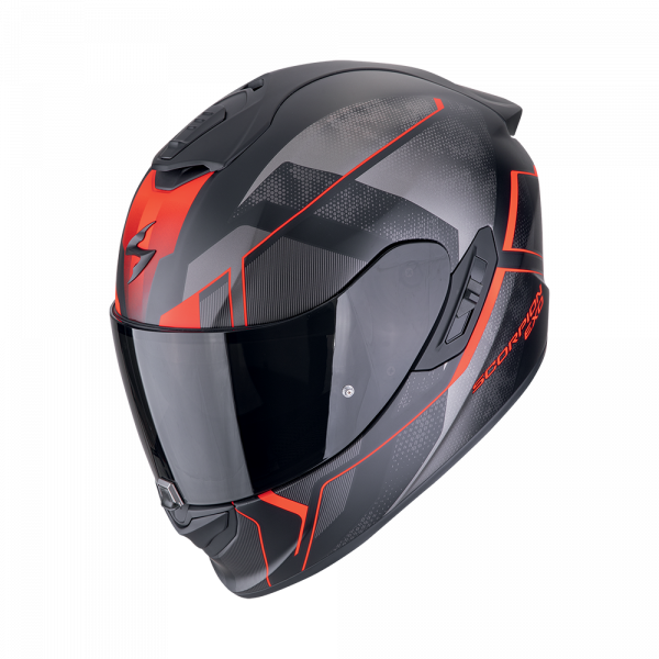 Scorpion Exo-1400 Evo II Air Intensio Mattschwarz / Rot (ECE 22-06)