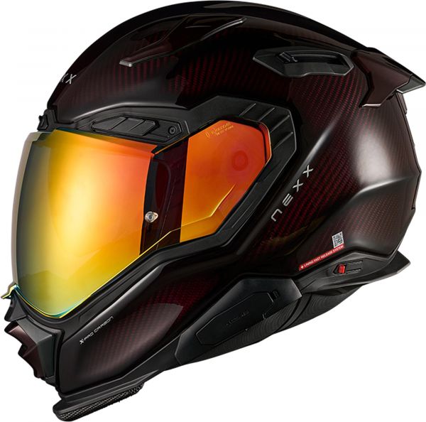 NEXX X.WST3 Lava Carbon Integralhelm Rot