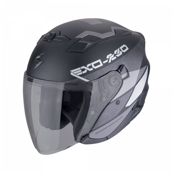 Scorpion Exo-230 Band Mattschwarz / Silber (ECE 22-06)