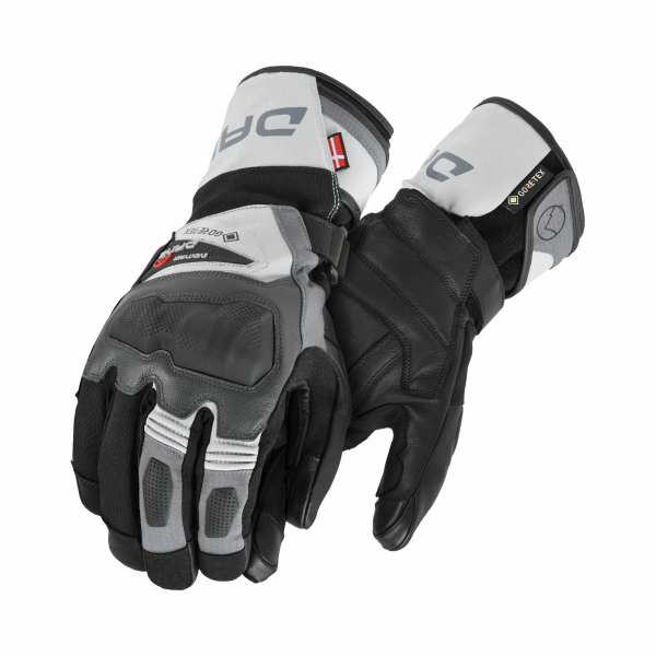 Dane Helsingor Gore-Tex Motorradhandschuh Schwarz / Grau