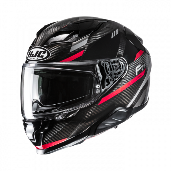 HJC F71 Carbon Integralhelm Esira MC1 Schwarz / Rot