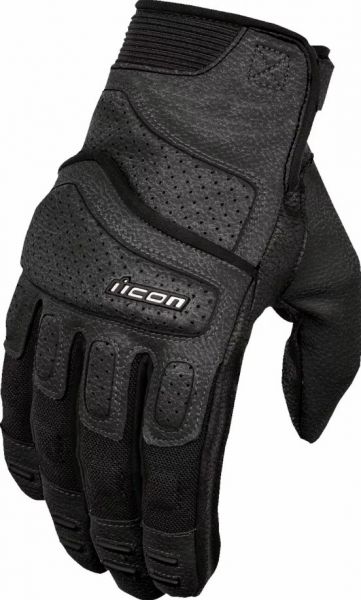 Icon Superduty3 Motorrad Handschuhe Damen Schwarz