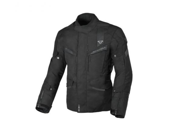 Macna Zastro Adventure-Jacke Schwarz