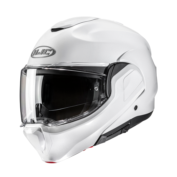 HJC F100 Klapphelm Unifarben Perlweiß