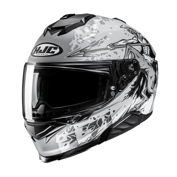 HJC i71 Integralhelm Taurus MC10SF Mattgrau / Schwarz