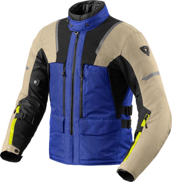REV'IT! Offtrack 2 H2O Textiljacke Wasserdicht Sand / Blau