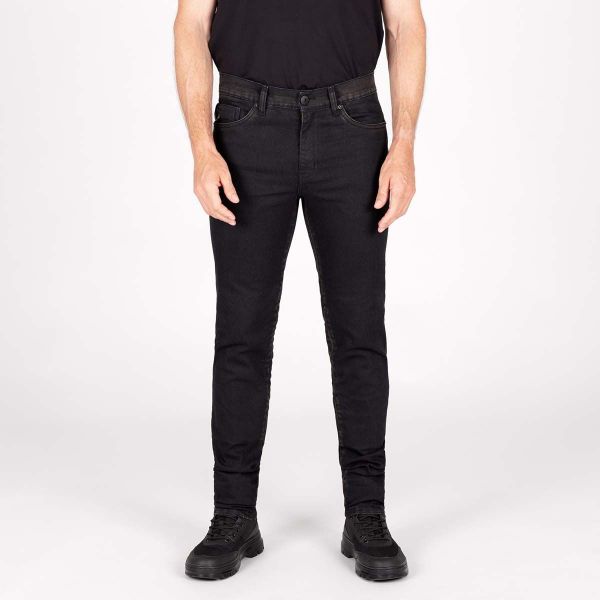 Knox Colton Motorradjeans Slim Aged Black Rust