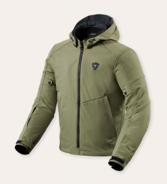 REV'IT! Afterburn H2O Textiljacke Wasserdicht Grün