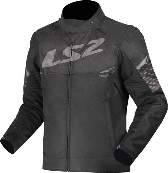 LS2 Apex Winterjacke Schwarz / Dunkelgrau