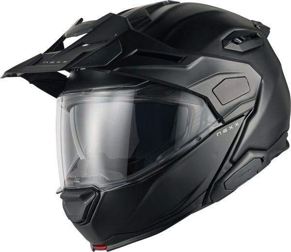 NEXX X.Lifecountry Klapphelm Plain Schwarz Matt